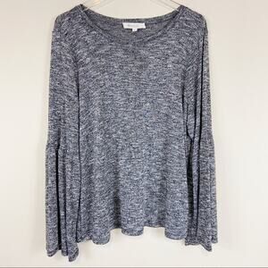 Two By Vince Camuto | Gray Bell Sleeve Sweater